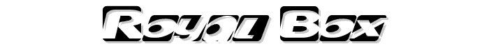 Royal box font